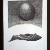 "sunset" Chinese ink on paper