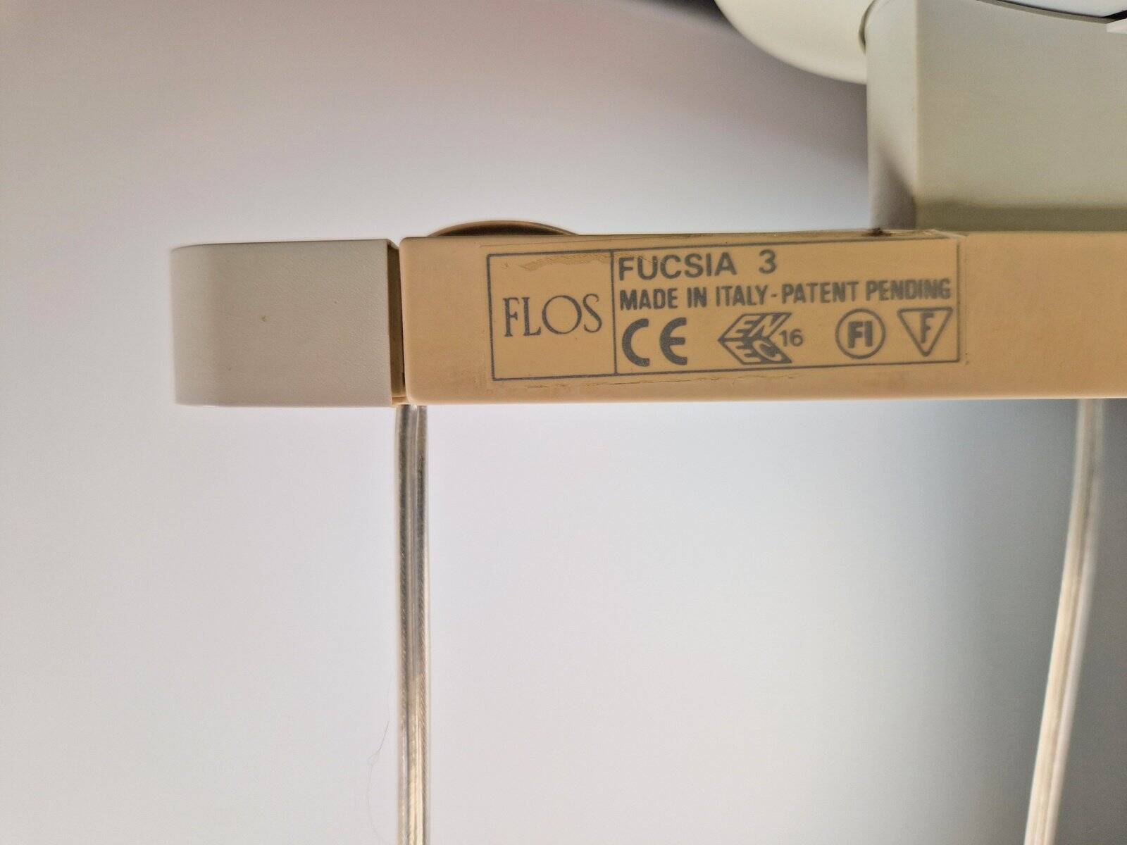 Italian Glass Fucsia 3 Pendant Lamp by Achille Castiglioni for Flos