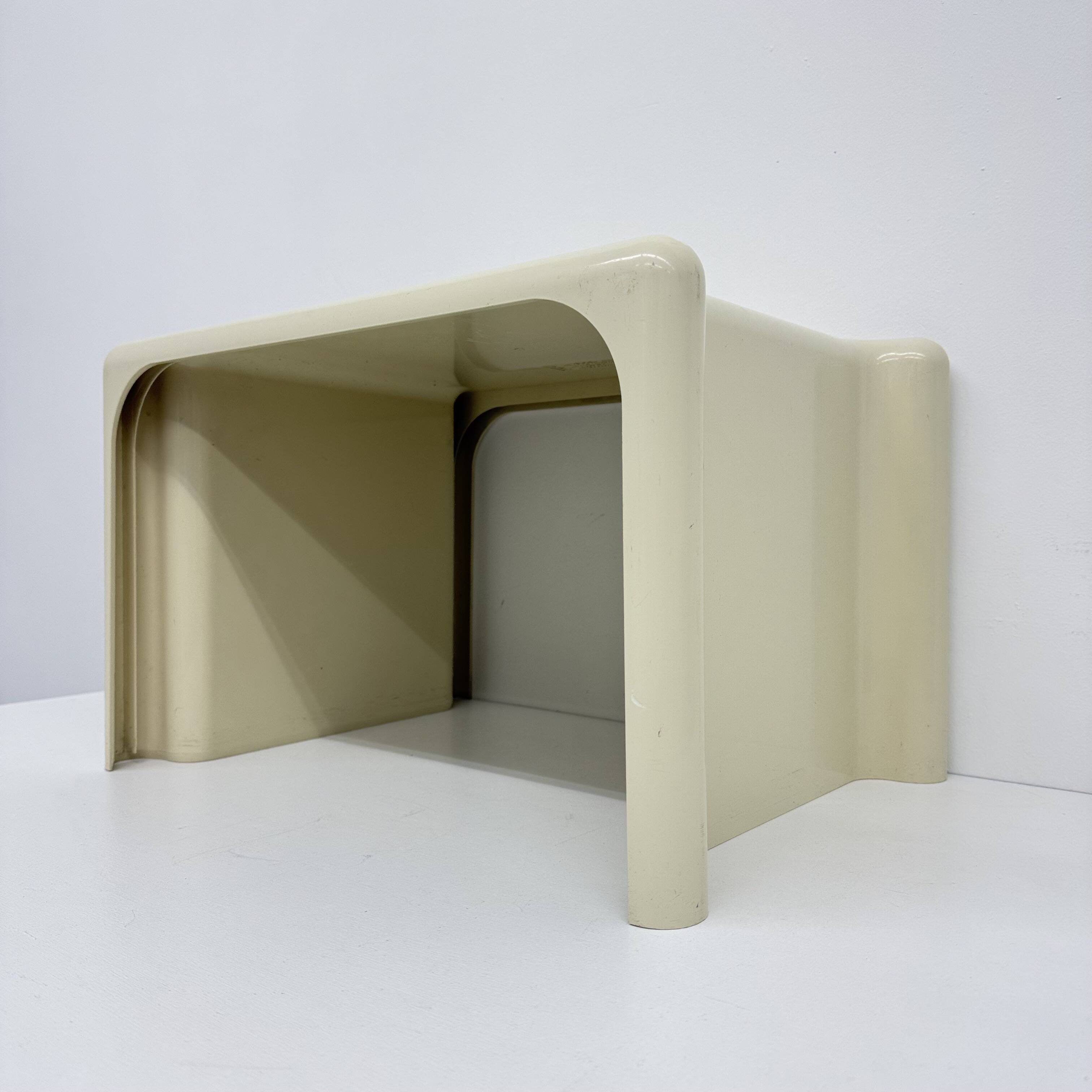 Italian Modern Plastic Side Table attributed to Giotto Stoppino for Elco