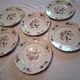 6 flat plates made of genuine porcelain in very good condition.