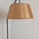 Tripod floor lamp and its tablet. 60s.