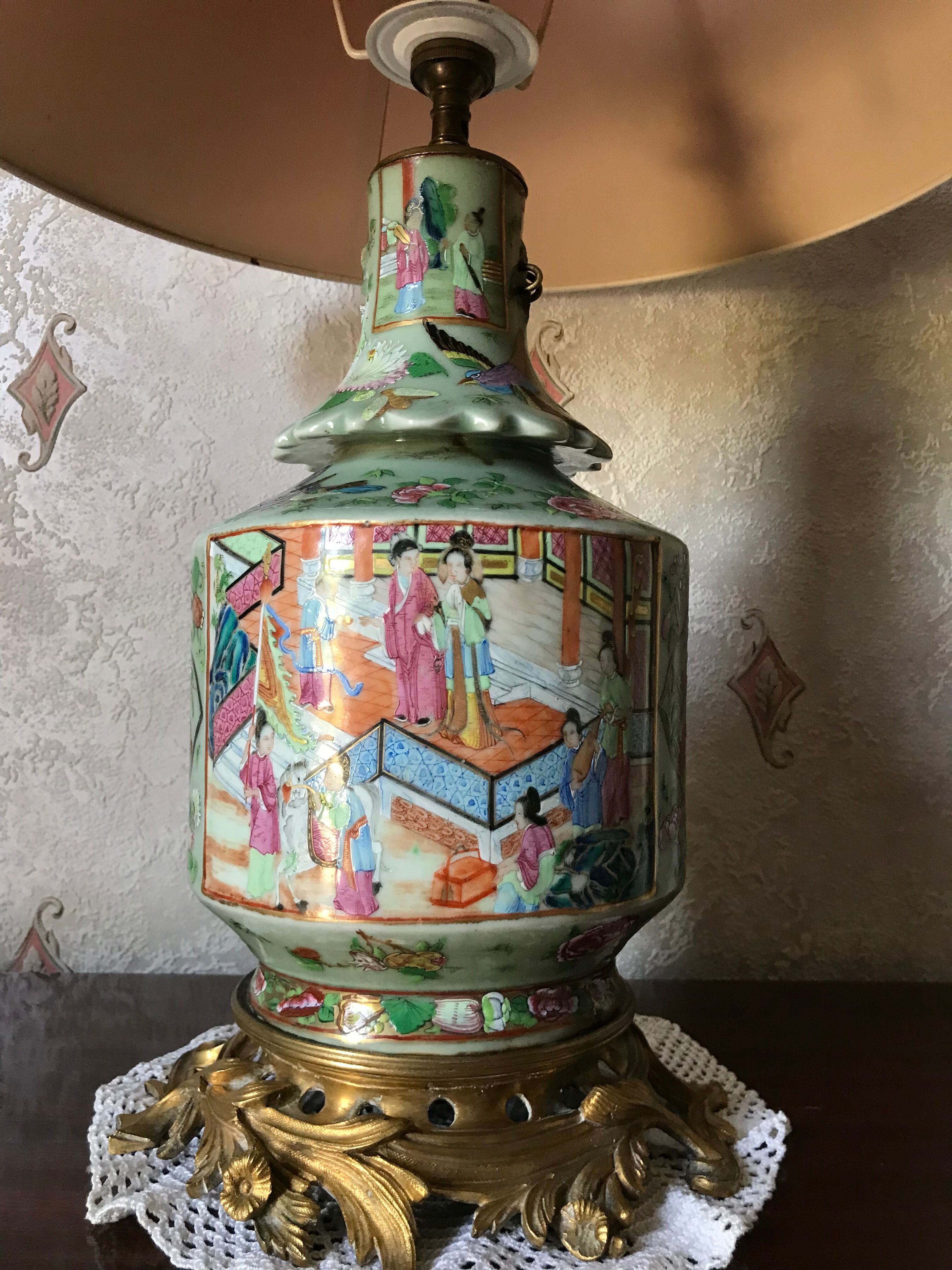 Rare Chinese lamp from the 1920s