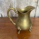 Antique brass creamer pitcher tableware kitchen vintage