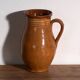 Old glazed ceramic jug – Central Europe, around 1930