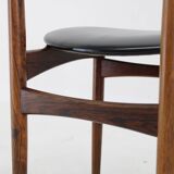 1960s Set of Six Scantic Mobelvaerk Dining Chairs in Leatherette, Denmark