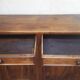Solid walnut sideboard with 2 doors and 2 drawers, late 19th century
