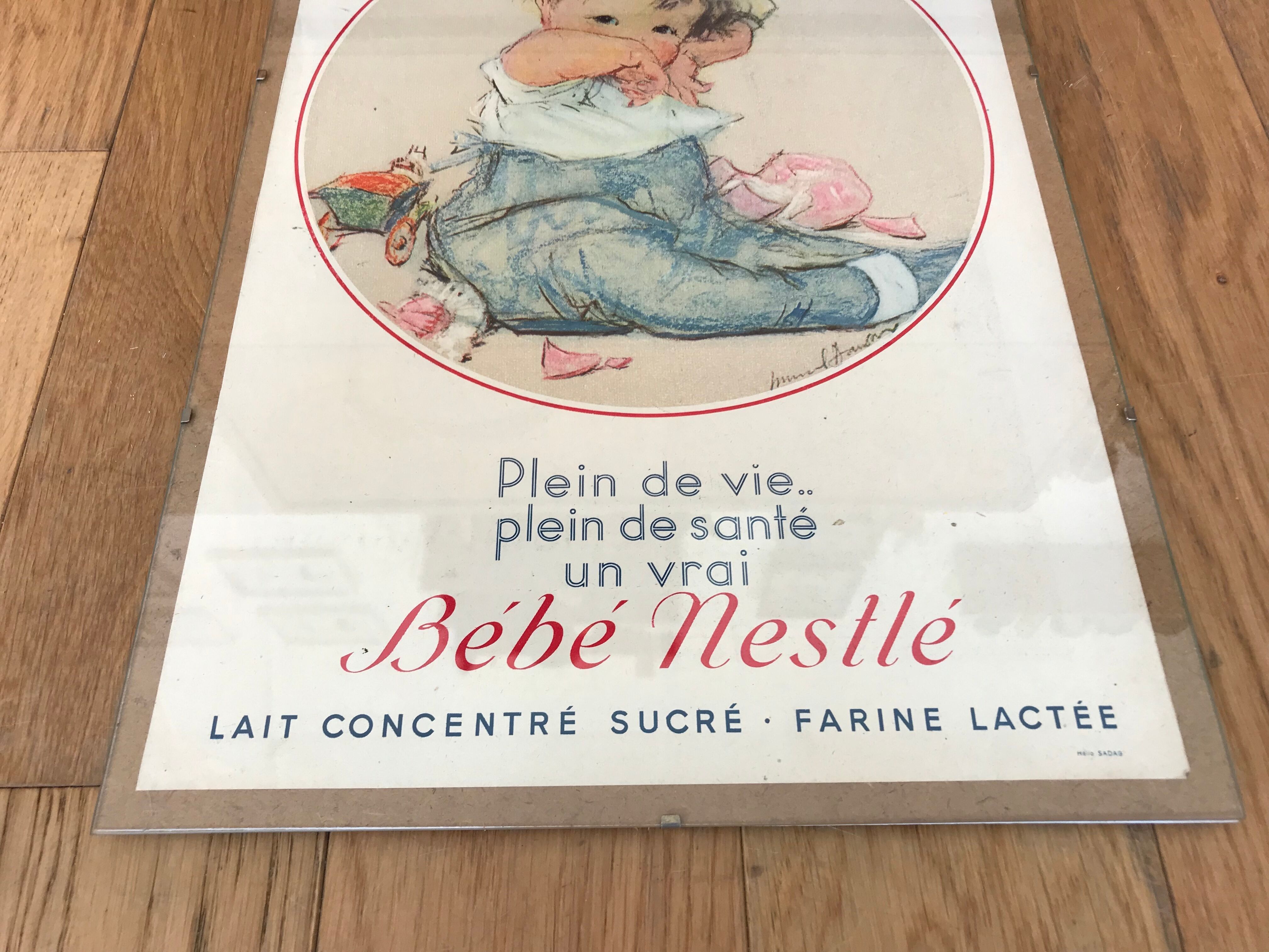 Nestlé advertising poster years 1930