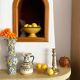Antique hand-painted ceramic vase