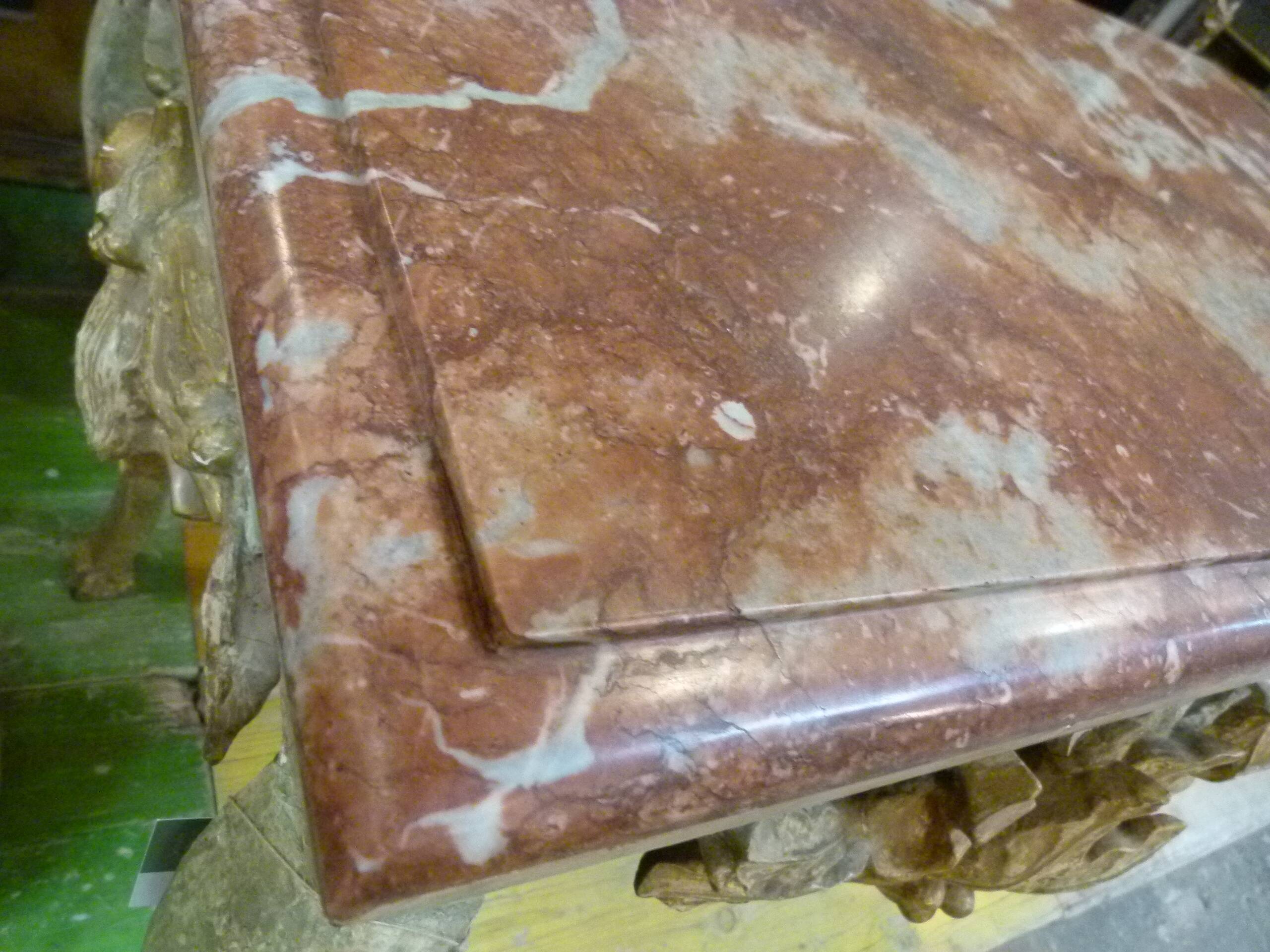 19th century marble console