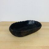 Ethnic style wooden fruit bowl