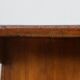 Rustic Pine Stool with Cut-Out Trestle Legs, Sweden, circa 1920