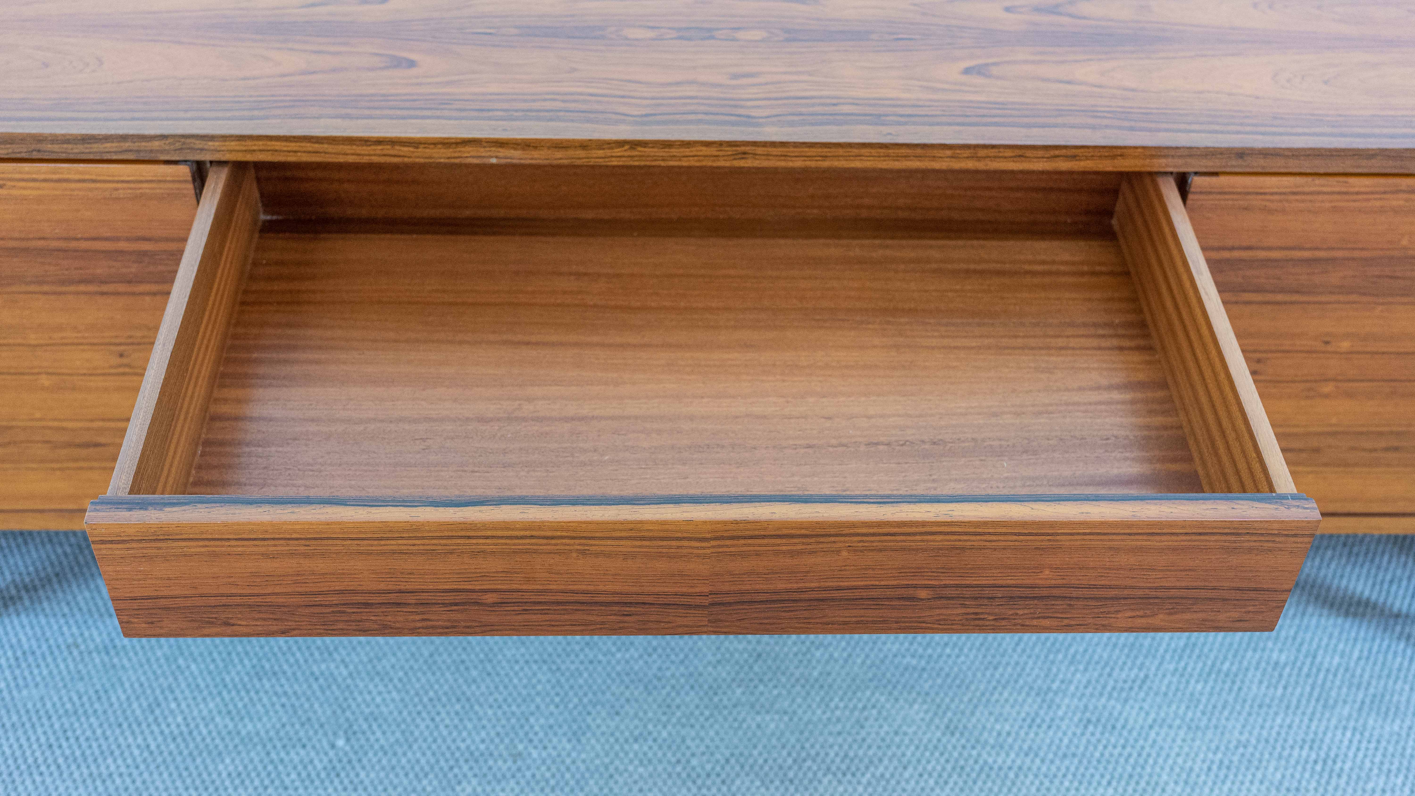Minimalistic mid century sideboard in rosewood