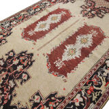 Handwoven antique turkish area rug- 115x180cm