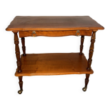 Vintage wooden server with drawer