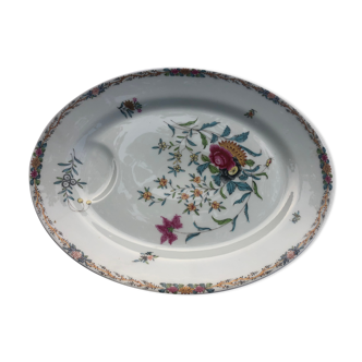 Oval dish haviland pondichery