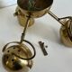 Brass ceiling light with 3 adjustable spotlights by Florian Schulz, Germany, 1970s