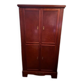 Secrétaire Art Déco en acajou – meuble de bureau ancien transformable