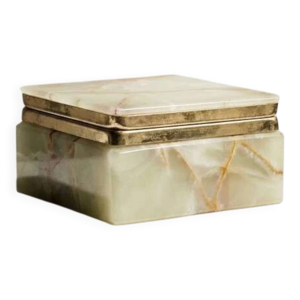 Boîte à bijoux en marbre - vert