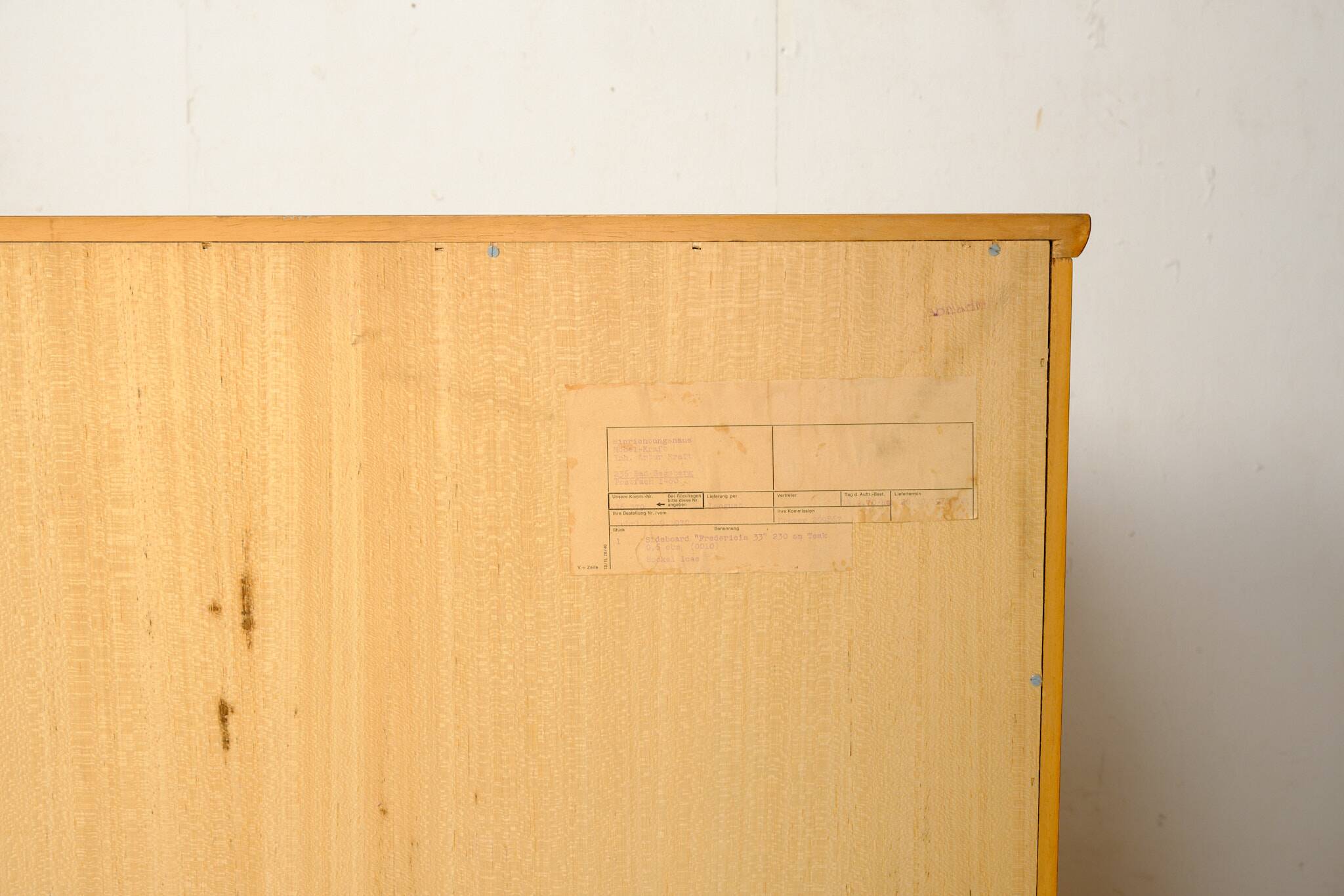 Teak enfilade, Fredericia, by Borge Mogensen, built around 1970.