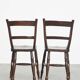 Set of 6 Antique English Oxford Dining/Kitchen Chairs
