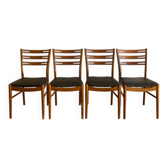 Set of 4 scandinavian chairs from farstrup
