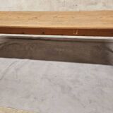 Grande table de ferme en sapin 1960