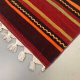 Old Turkish narrow Kilim Runner 320x58 cm shabby chic, vintage kelim