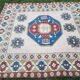 Vintage Turkish Oushak rug 190x205 cm