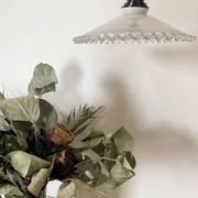 Suspension en opaline vintage "Simone"