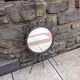 Old iron sun mirror