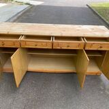English pine sideboard 215cm