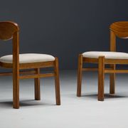 Chaise de salle à manger brutaliste, France, années 1960