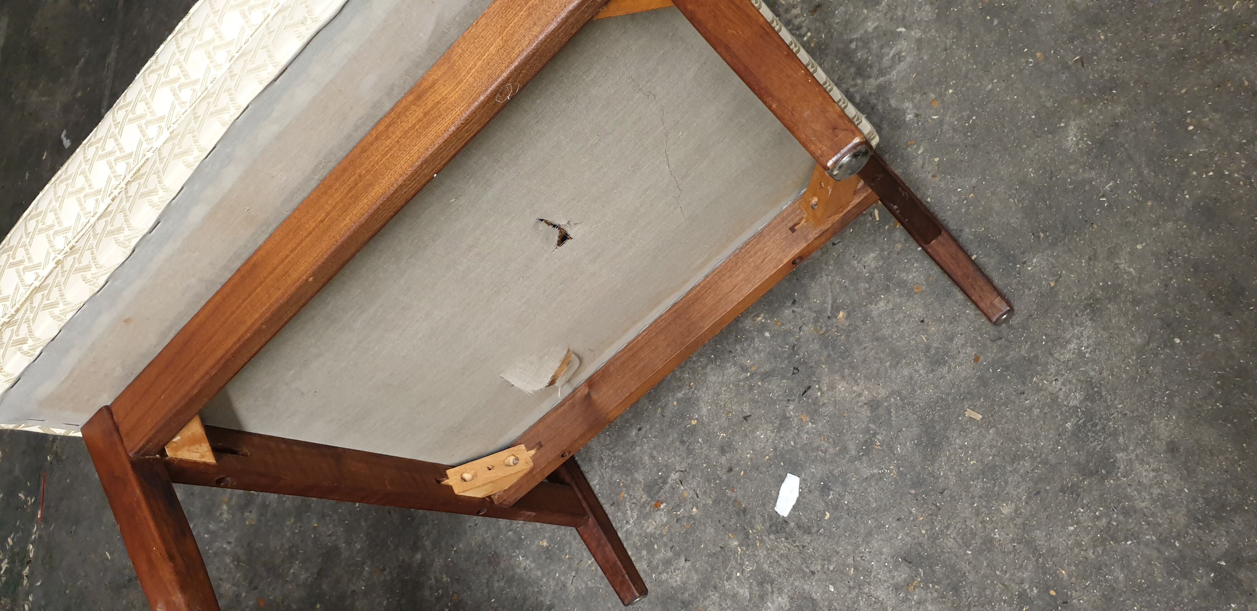 Pair of Scandinavian armchair chairs 60/70