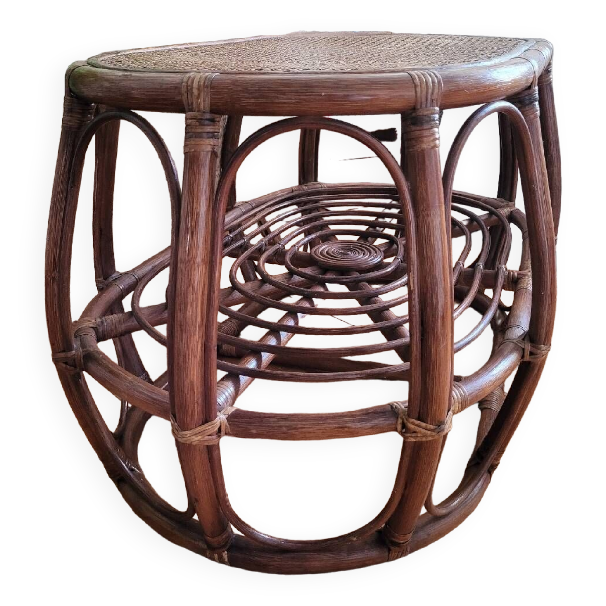 Rattan coffee table