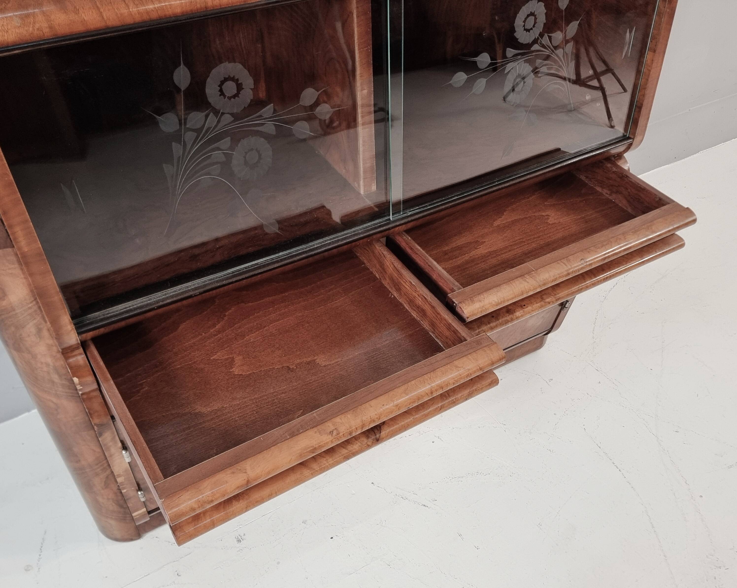 Art Deco Cabinet Bar, 1940s