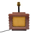 Art deco ceramic table lamp, Andre Fau Boulogne France circa 1940s