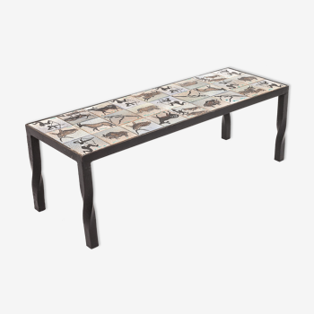 Brutalist coffee table by Sensée