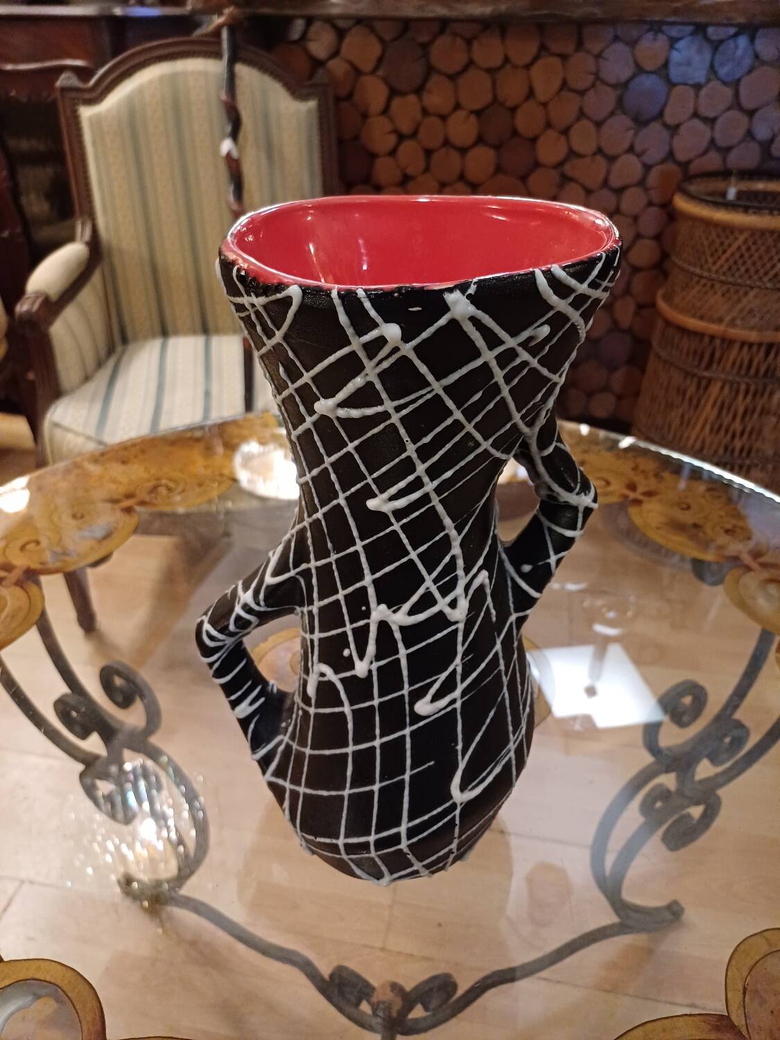 Beautiful Vintage Vase, Vallauris Ceramics 1950, 1960