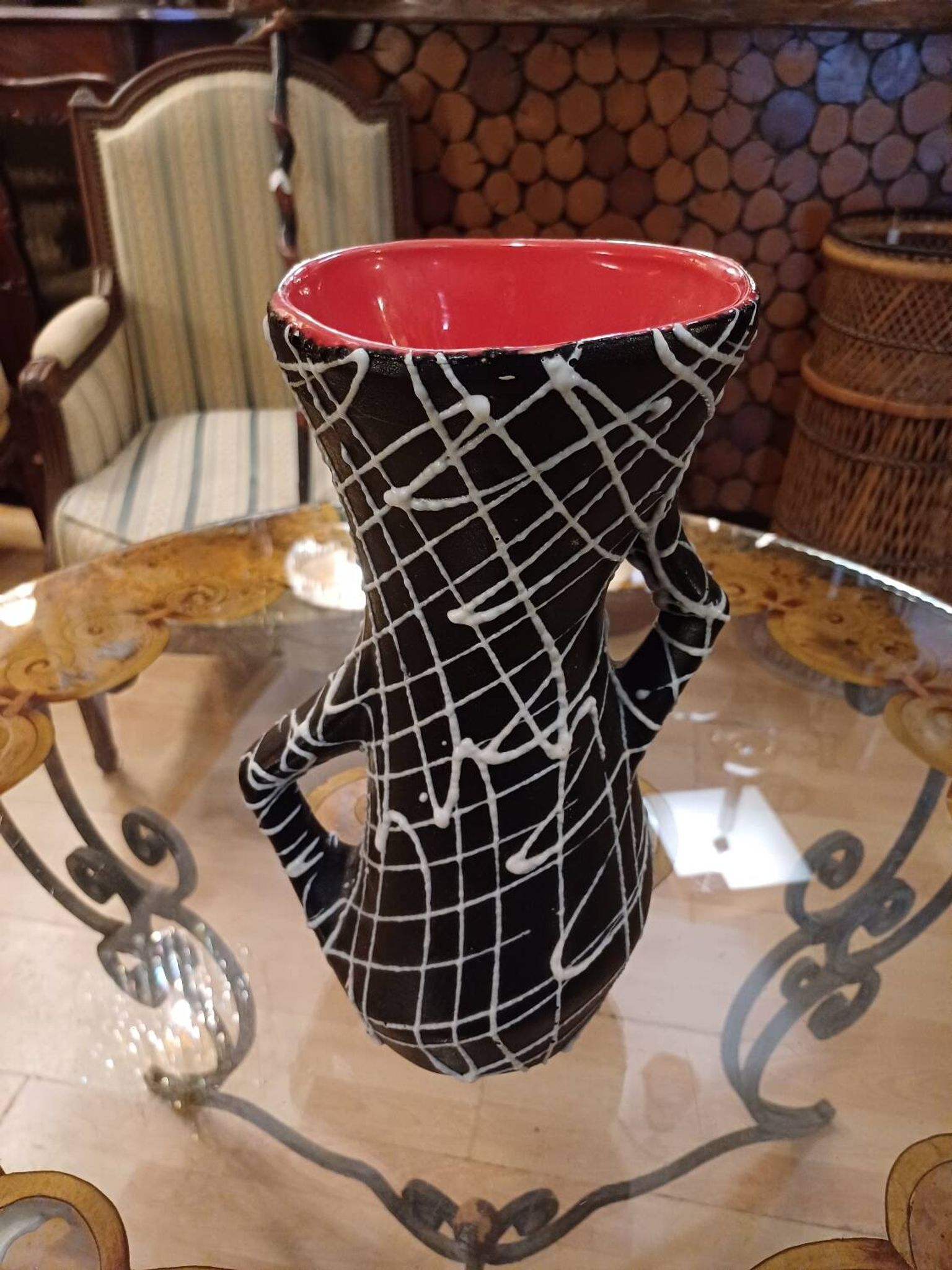 Vase en céramique Vallauris 1950-1960
