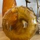 Carafe Empoli ambre vintage