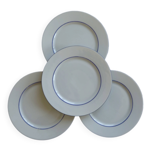 4 assiettes à dessert