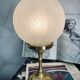 Lampe art déco avec pied en bronze