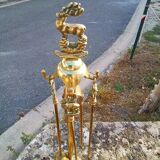 Brass fireplace servant