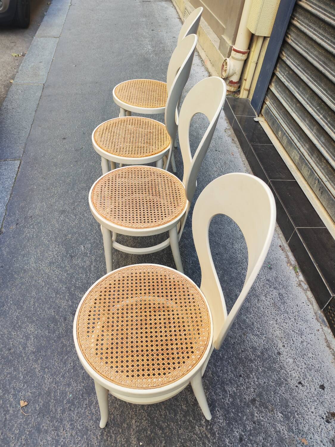 Lot de 4 chaises bistrot