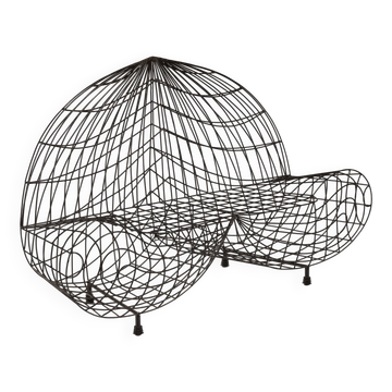 Vintage canapé Cuore, Minimalisti series, design by Anacleto Spazzapan, iron.