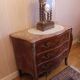 Commode style Louis XV marbre et bois de rose