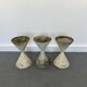 3 planters design Anton Bee assisted by Guhl edition Eternit 1958