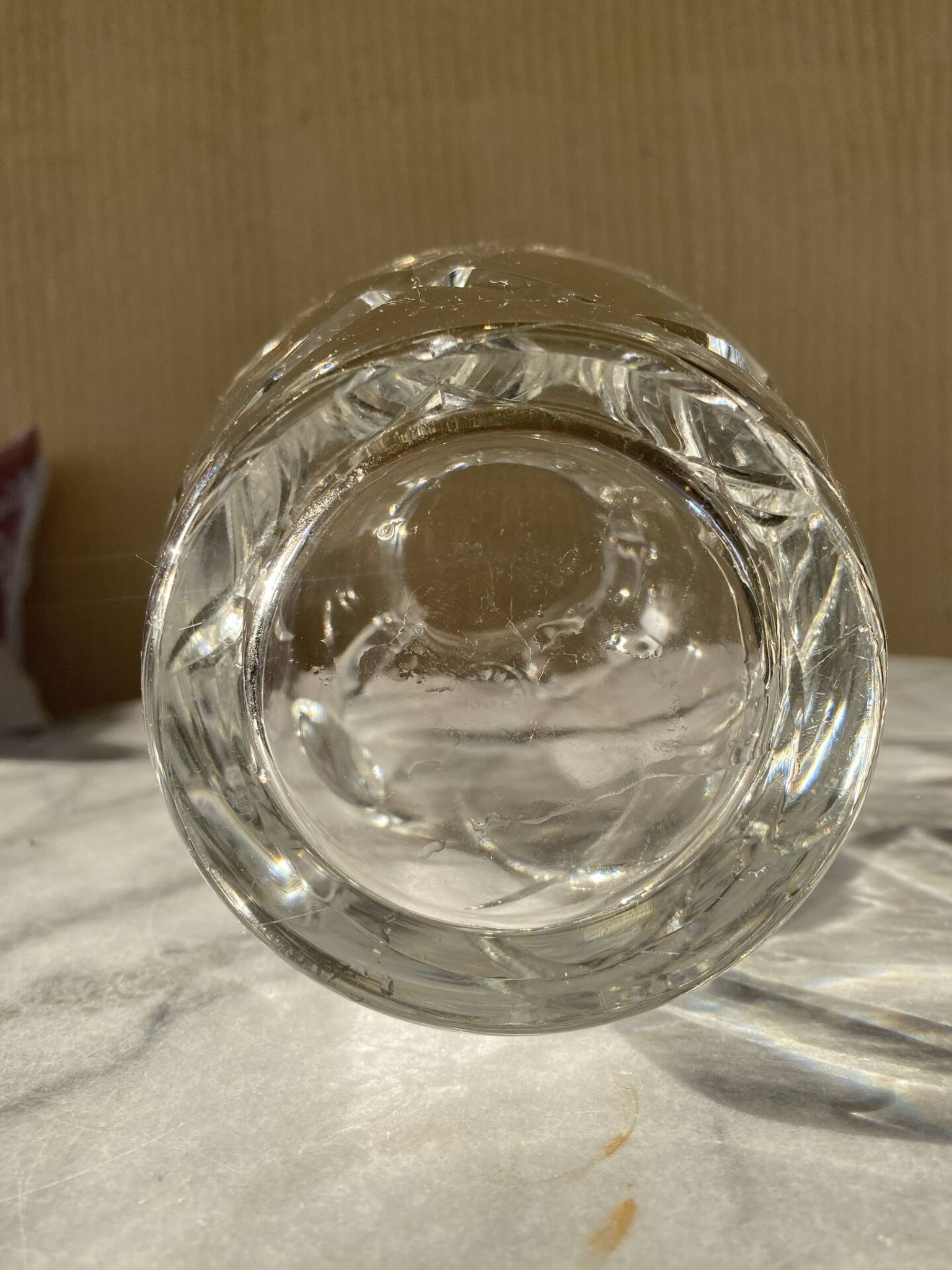 Water jug signed Saint Louis model Monaco
