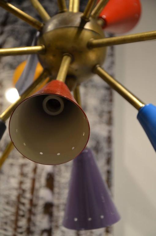 Multicolor Sputnik chandelier