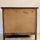 Satin black wooden chest of drawers